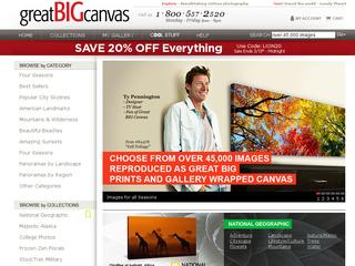 great big canvas coupon