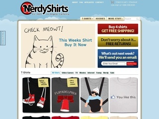 Nerdy Shirts coupons