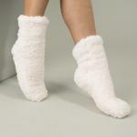 Antonio Teddyfell Socken One Size cremew...