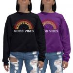 Women 's Word Art Crewneck Sweatshirt