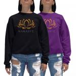 Women 's Word Art Crewneck Sweatshirt -