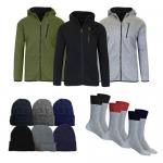 Men 's 5-Piece Sherpa Winter Gift Set