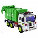 Green Trash Toy Truck With Lights And