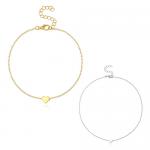 Classic Heart 18k Gold Plated Necklace