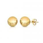 Solid 14K Gold Ball Studs