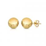 Solid 14K Gold Ball Studs