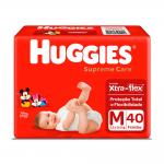 Fralda Huggies Supreme Care Tamanho M 40