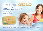 Free Orlando VIP Shop & Dine 4 Less