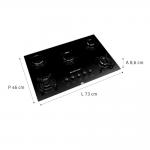 BDD75AE Cooktop 5 bocas Brastemp com