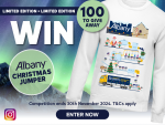 100 Albany christmas jumpers up for