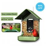 Camojojo 4K Smart Bird Feeder Camera