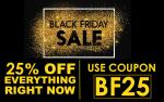 Black Friday 25% off Everything