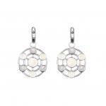 Julia Drop Earrings in Silver - With