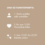 Wunschlistenaktion mit bis zu 80 %