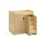 Wooden Child Care Nappy Change Storage