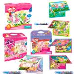 Magic Water Washable Coloring Books with
