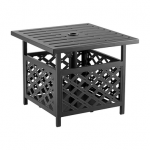 Outdoor Steel Umbrella Side Table