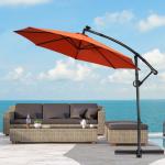 10-Foot 360-Degree Solar LED Patio Offse...