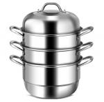 Stainless Steel 3 Tier 11-Inch Steamer