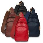 Real Leather Solid Strap Shoulder Sling