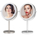 8-Inch Lighted Magnifying Makeup Mirror