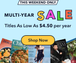 The Multi-Year Magazine Sale is here at