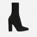 Save On Hayden Block Heel Sock Boot In