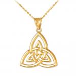 Triquetra Trinity Knot Pendant Necklace ...