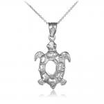 Save on the Sea Turtle Pendant Necklace