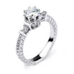 1.00ct Cubic Zirconia Elegant Diamond Ba...