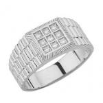 Men 's 0.10ct Diamond Watchband Design