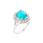 Cabochon Cut Turquoise Ring - Was 95,