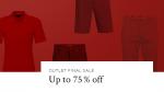 Up to 75 % discount in the OUTLET
