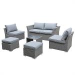 Save 200 Bambrick 6 Seater Grey Garden