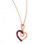 Le Vian Ruby & Strawberry Gold Heart