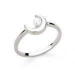 68% Off Celestial Silver Pearl & Moon
