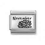 Classic Silver November Chrysanthemum Fl...