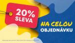 Sleva 20 % na celou objedn vku pro