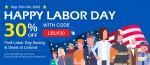 30% Off Labor Day Promotion