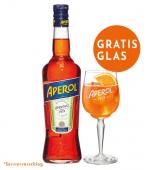 Aperol Aperitivo Bitter 0,7l gratis Glas