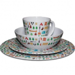 OLPRO 16 Piece Berrow Hill Melamine Set