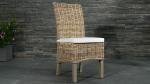 Maya - High Back Rattan Chair - Natural