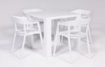 Alexandra & Zion 80cm Dining Set - 4