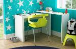 Chester White Kids Corner Desk - Only