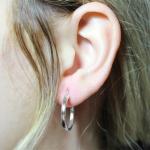 Fenzer 925 Sterling Silver 15mm Hoop