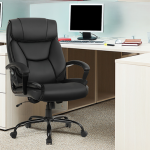 Executive Massaging Office Chair, Faux L...