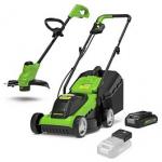 80 off Greenworks 24v Cordless Lawnmower