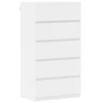 HOMCOM Modern Chest of Five Drawers -