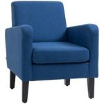 HOMCOM Modern Armchair Accent Chair with