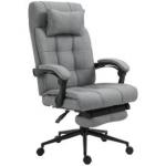 Vinsetto Grey Ergonomic Office Chair wit...